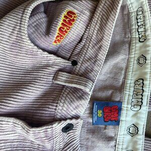 Empyre Loose Fit Lavender Wash Corduroy Pants - Light Pastel Purple